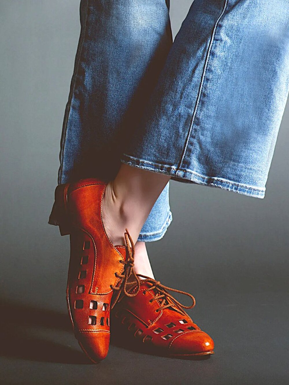 BED/STU Decoy Shoes Papua Cognac